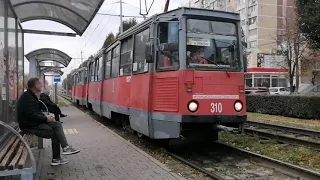 Трамвай 71-605 Маршрут "8" Борт 310+335