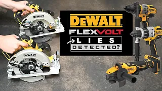 Investigating the Biggest Lie in Power Tools: DeWALT's Flexvolt Advantage v Power Detect