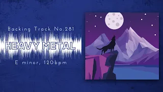 80s Hefty Metal Backing Track in Em | BT-281