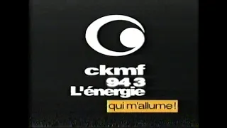 Publicité du Québec - Radio CKMF 94,3 Énergie