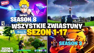 WSZYSTKIE ZWIASTUNY SEZONÓW w Fortnite PO POLSKU