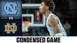 North Carolina vs. Notre Dame Condensed Game | 2022-23 ACC Men’s Basketball