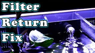 Have an Aquarium Filter With Too Much Flow? Try This!