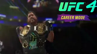 UFC 4 Career Mode - Full Playthrough [No Commentary]