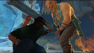 BIG SMOKE is back, and now he's fighting Thor's Sons (God of War PC Mod)