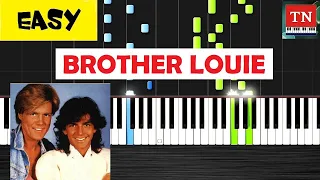 BROTHER LOUIE (Modern Talking) | Piano Tutorial [ EASY ]