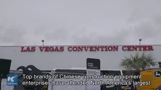 Chinese equipment brands shine at North America's largest construction trade show