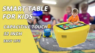 LCD interactive education green touch waterproof screen table for kids-Marvel Technology