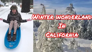 WINTER WONDERLAND IN CRESTLINE, CALIFORNIA🇺🇸