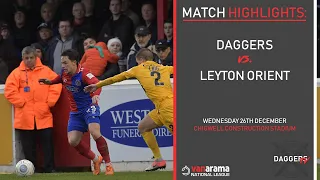MATCH HIGHLIGHTS: Dagenham & Redbridge vs Leyton Orient