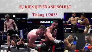 Sự kiện Quyền Anh nổi bật tháng 1/2023 [Pro_Boxing]