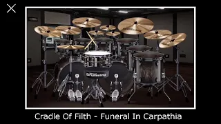 Cradle Of Filth - Funeral In Carpathia (Virtual Drumming Cover)