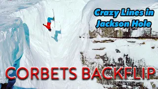 Jackson Hole Skiing, Corbet's Couloir Backflip, Cliff drops and Powder | Owen Leeper