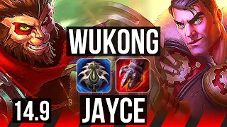 WUKONG vs JAYCE (TOP) | 800+ games | EUW Master | 14.9