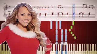 Mariah Carey - All I Want for Christmas Is You - Slower Piano Tutorial