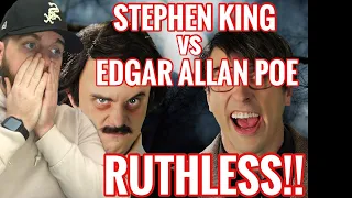 [Industry Ghostwriter] Reacts to: Stephen King vs Edgar Allan Poe. Epic Rap Battles of History.🎃👻