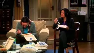 Big Bang Theory - Howard's Stephen Hawking Impression