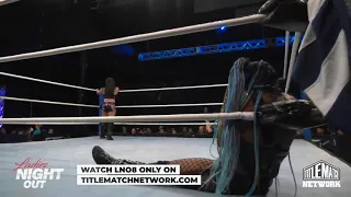 Diamante  Shot Gun Drop Kick on Kiera Hogan