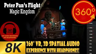 Peter Pan's Flight 8K 360 VR spatial audio Magic Kingdom