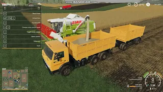 Harvesting Corn and Truck Driving in Farming Simulator 19