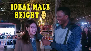 Asking Chinese Women “DOES HEIGHT MATTER”?  | Public Interview