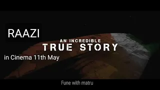 Raazi || Official Trailer | Alia Bhatt || Vicky Kaushal || 11th May 2018