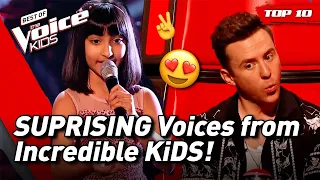 Most SUPRISING Blind Auditions from The Voice Kids! ✨🤯 | Top 10