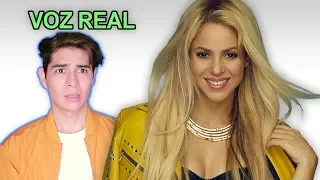 Shakira REAL Voice without Autotune