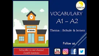 Learn German - School Vocabulary in German - Schule & lernen | German Vocabulary Builder