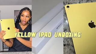 Yellow iPad(10th generation) + Apple Pen Unboxing