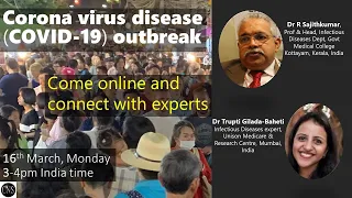 #Coronavirus disease (#COVID19): #InfectiousDisease experts from #Kerala & #Mumbai share insights