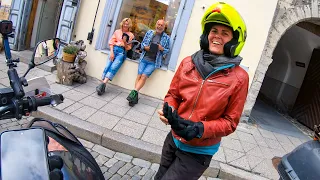 We’re Not The Only Motorcycle Riders in Estonia.. (Tallinn Anti Russia Protest)