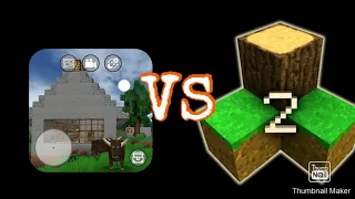 Comparación Mini Block Craft ( Copia ) Vs. Survivalcraft 2 ( Original )