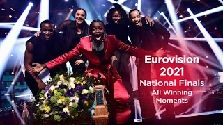 Eurovision 2021 - National Finals: All Winning Moments
