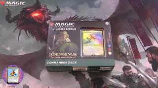 Lord of the Rings MTG Commander Deck: Riders of Rohan Unboxed