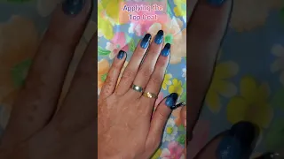 How to do Gradient Nail Art 💅 For Beginners | Nail Art With Sponge #shorts #youtubeshorts #nailart