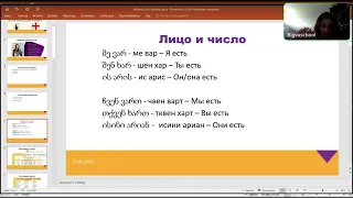 Спряжение глаголов по временам в грузинском языке. Грамматика грузинского языка