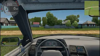 Отвожу еду родственникам в City Car Driving rp