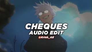 CHEQUES - SHUBH - Audio Edit | @Krish_AE