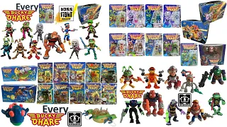 Every Hasbro 1990 and Boss Fight Studio Bucky O'hare Comparison List plus unproduced Toys