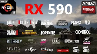 RX 590 Test in 25 Games in 2020