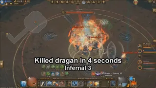 Drakensang dragan infernal 3 ( killed in 4 seconds )