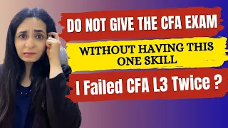 Do Not Give The CFA Exam If You Do Not Have This Skill | My CFA Level 3 2nd Attempt Results