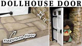 Making a Realistic Cottage Dollhouse Door & Flagstone Floor : Step by Step Tutorial