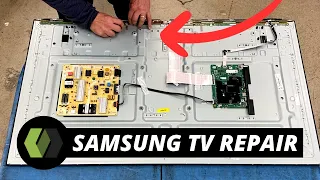 Samsung 55" LED TV Not Working - No / Half Backlights - UN55AU8000 - UA55AU8000 - UE55AU8000