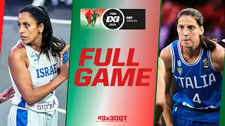 Israel 🇮🇱 vs Italy 🇮🇹 | Women Full Game | FIBA #3x3OQT 2024