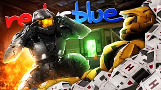 They added a PLAYABLE Red Vs Blue Mission to Halo 3...