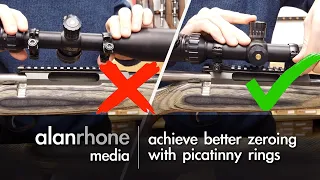 Scope Mounting - Achieve Better Zeroing with Picatinny Rings