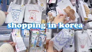 shopping in korea vlog 🇰🇷 accessories & stationery haul 🦋 daiso cute finds 다이소 신상