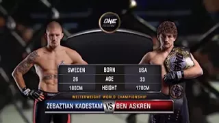 Ben Askren vs Zebaztian Kadestam One Championship